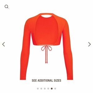 SOFT LOUNGE OPEN BACK SUPER CROP TOP | FIRE SKIMS SOLD OUT 1X 2X